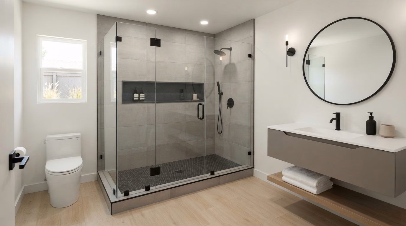 Tub to Shower in Orange County.