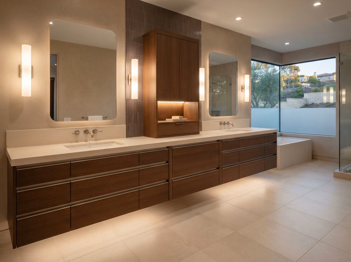 Double Sink Vanities | Orange County Double Sink Vanities in Orange County.